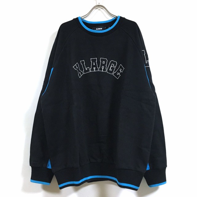 XLARGE エクストララージ TWO TONE COLLEGE LOGO CREWNECK SWEAT