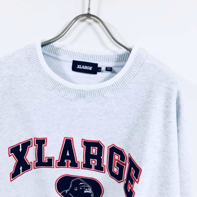 XLARGE エクストララージ FELT LOGO CREWNECK SWEAT スウェット 長袖 メンズ 送料無料