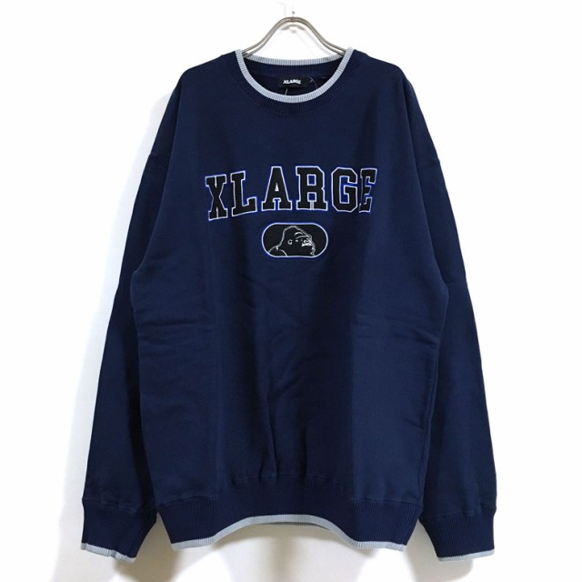 XLARGE エクストララージ FELT LOGO CREWNECK SWEAT スウェット 長袖