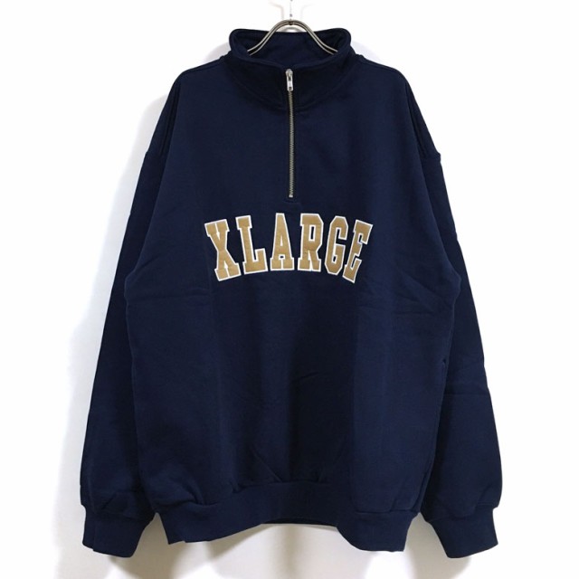 XLARGE エクストララージ HALF ZIP PULLOVER SWEAT ハーフジップ