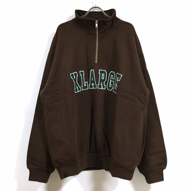 XLARGE エクストララージ HALF ZIP PULLOVER SWEAT ハーフジップ