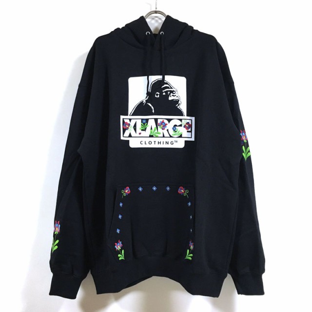 FLOWER PULLOVER HOODED SWEAT エクストララージ