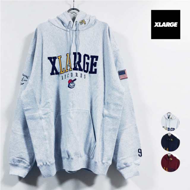 XLARGE エクストララージ XL LABEL SOUVENIR HOODED SWEAT パーカー