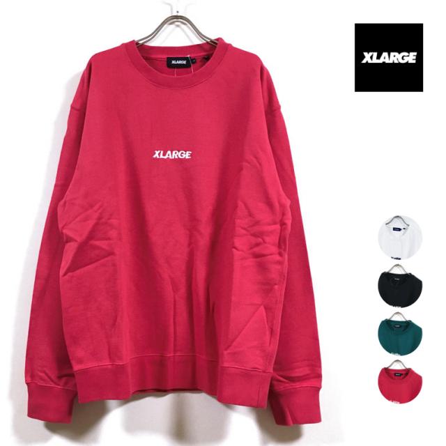 XLARGE エクストララージ EMBROIDERY STANDARD LOGO CREWNECK SWEAT スウェット 長袖 メンズ 送料無料の通販は 7,870円