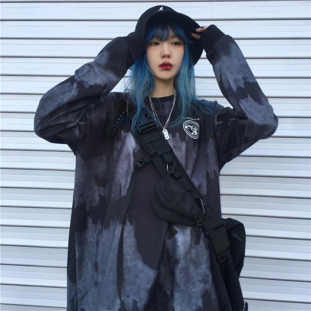 病みかわいい ゴシック ｔシャツ 長袖 ユニセックス ルーズ カジュアル 病み可愛い 10代 代 原宿系 ストリート系 オルチャンの通販はau Pay マーケット Ladies Seasonz Shop