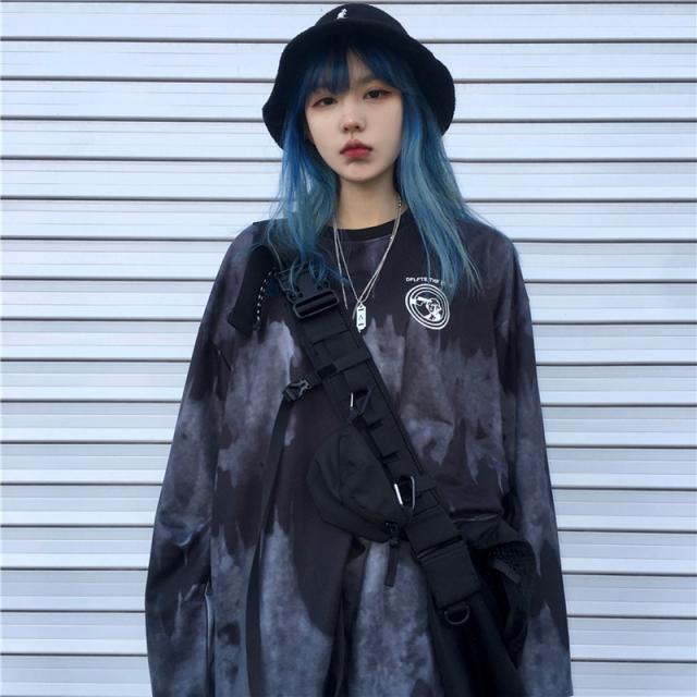 病みかわいい ゴシック ｔシャツ 長袖 ユニセックス ルーズ カジュアル 病み可愛い 10代 代 原宿系 ストリート系 オルチャンの通販はau Pay マーケット Ladies Seasonz Shop