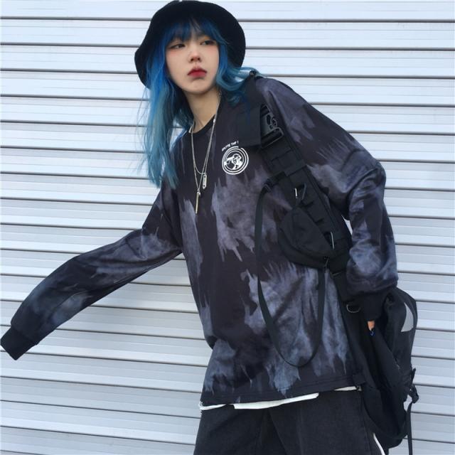 病みかわいい ゴシック ｔシャツ 長袖 ユニセックス ルーズ カジュアル 病み可愛い 10代 代 原宿系 ストリート系 オルチャンの通販はau Pay マーケット Ladies Seasonz Shop