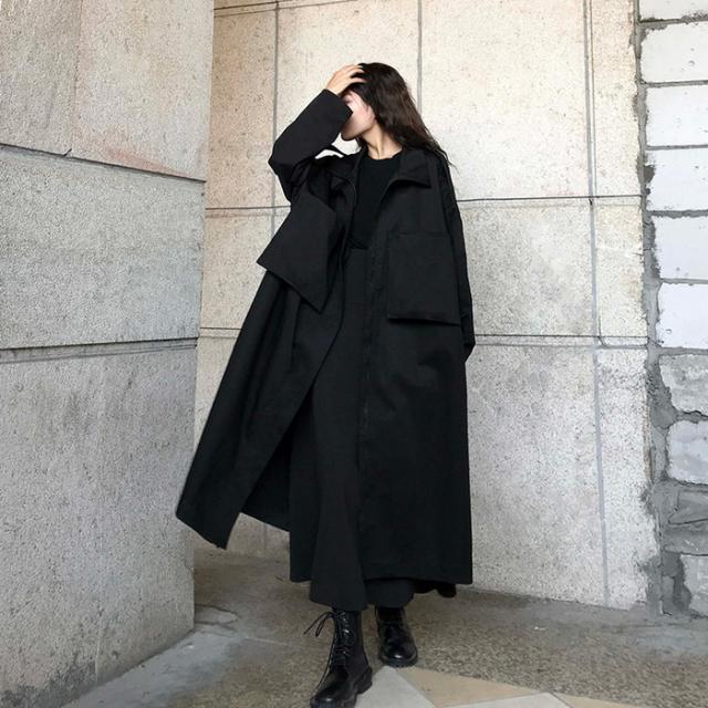 秋冬 アウター コート ゴスロリ オーバーサイズ ビッグシルエット モード系 代 30代 病み可愛い 韓国 オルチャンの通販はau Pay マーケット Ladies Seasonz Shop