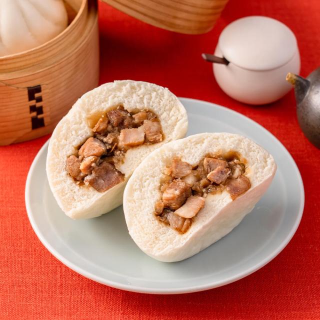 [計20個入]人形町今半 やまと豚角煮まん 110g×2個入×10パック 冷凍便 送料無料(一部地域を除く)_1