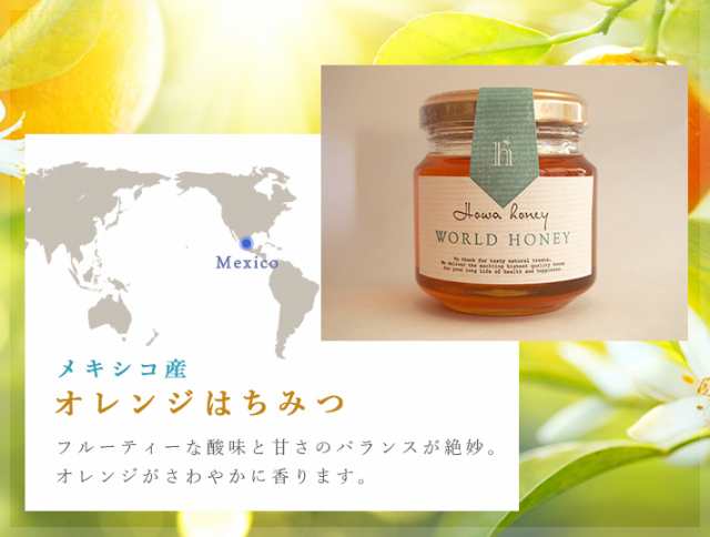 2箱セット]蜂和産業 ギフトセット（メキシコ産オレンジはちみつ