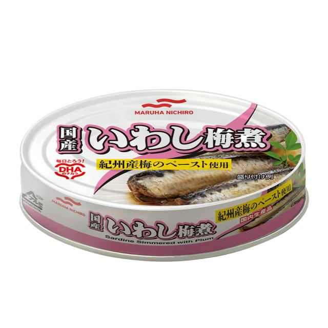 マルハニチロ 国産 いわし梅煮 100g×60缶 送料無料(沖縄・離島を除く)　イワシ 鰯