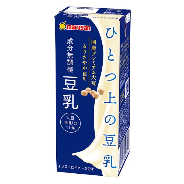 マルサンアイ ひとつ上の豆乳 200ml×72本 成分無調整豆乳 1本85円 送料無料（一部地域を除く） マルサン 植物性ミルクの通販は