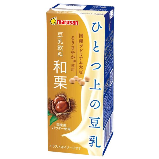マルサンアイ ひとつ上の豆乳 豆乳飲料 和栗 200ml×72本 1本85円 送料無料（一部地域を除く）の通販は 6,120円
