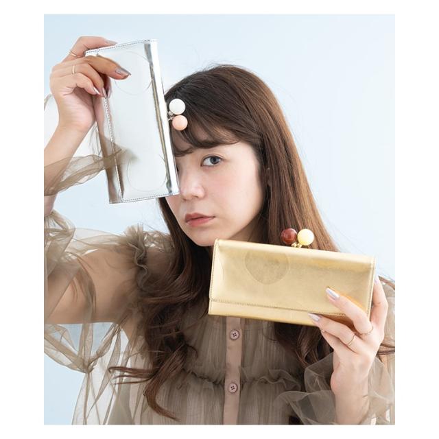 財布 レディース 長財布 ブランド ツモリチサト tsumori chisato CARRY がま口 ドット おしゃれ 大人 かわいい ノベルティポーチ付き プレゼント ギフト_3