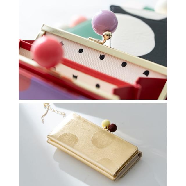 財布 レディース 長財布 ブランド ツモリチサト tsumori chisato CARRY がま口 ドット おしゃれ 大人 かわいい ノベルティポーチ付き プレゼント ギフト_5