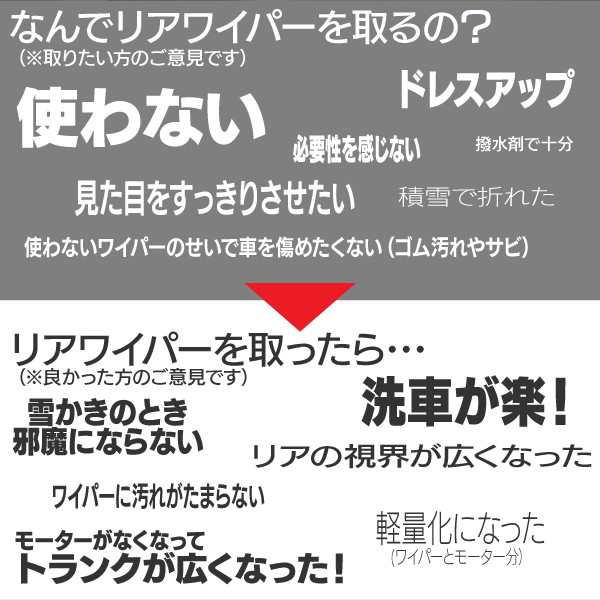 リアワイパーレス キット エルグランド E52 【送料無料】の通販はau PAY マーケット - アズーリプロデュース | au PAY  マーケット－通販サイト