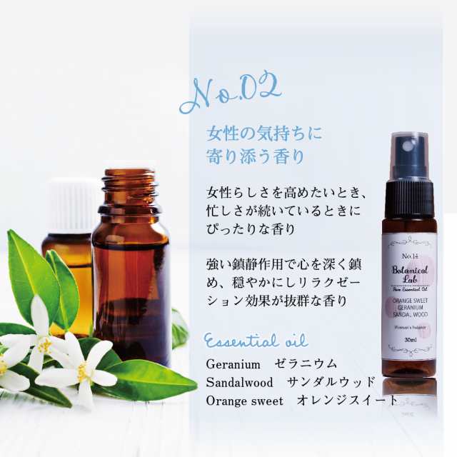 Botanical Lab アロマ スプレー エアーフレッシュナー ウーマンズパワーズ ３本 セット ベルガモット ゼラニウム ラベンダー 30ml 3の通販はau Pay マーケット ネイルフリークス