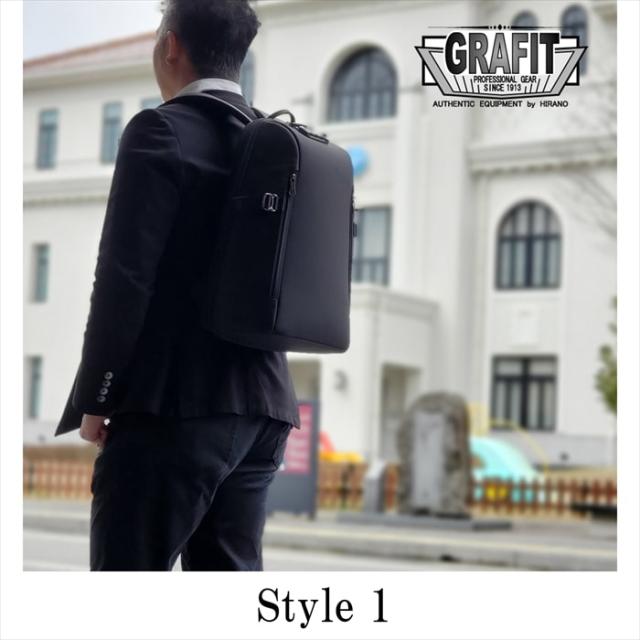 ビジネスバッグ リュック バックパック メンズ レディース A4 ダイヤルロック付き D-バッグ ブランド GRAFIT No:42576 タブレット 対応 セキュリティー 自転車 通勤 通学 出張 鞄倶楽部_2