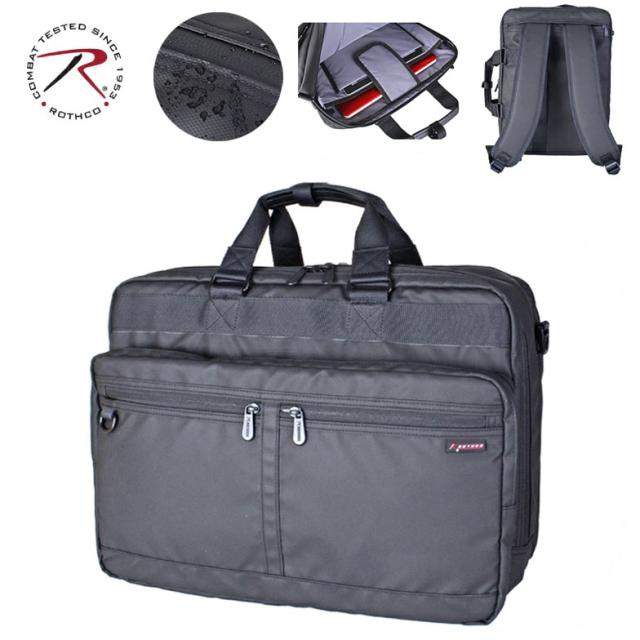 ビジネスバッグ リュック メンズ ショルダーバッグ 3way 2ルーム ブランド ROTHCO ロスコ 45087 エクスパンド機能 耐水 止水ファスナー エクスパンド機能 防汚 軽量 消臭 A4・B4ファイル対応 ノートPC収納 キャリーオン 通勤 通学