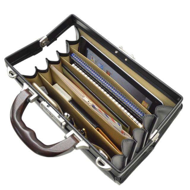 ミニダレス ビジネスバッグ B5 30cm J.C.HAMILTON No:22312 天然木手ハンドル 日本製 高級感