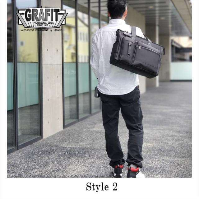 ビジネストートバッグ ブリーフケース メンズ レディース A3 ダイヤルロック付き ビジネスバッグ ブランド GRAFIT No:26687 タブレット キャリーオン 対応 セキュリティー 通勤 通学 出張 鞄倶楽部_3
