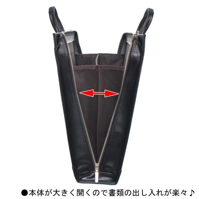 ビジネスバッグ a3図面ファイル対応 大容量 超大型 ブリーフケース 日本製 ブランド Cruiser 72374 三方開き 高耐久 防汚 撥水 図面ケース 作品 通勤 通学_9