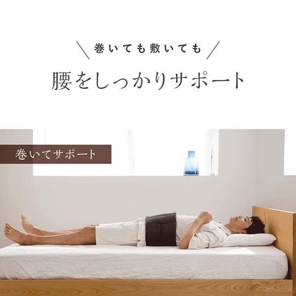 羽毛ふんわり腰のふとん (送料無料) 羽毛布団 温活 腰サポート 運転 仕事 リモートワーク ふとん 羽毛 保温 キルト縫製 アウトドア キャンプ プロイデア PROIDEA_13