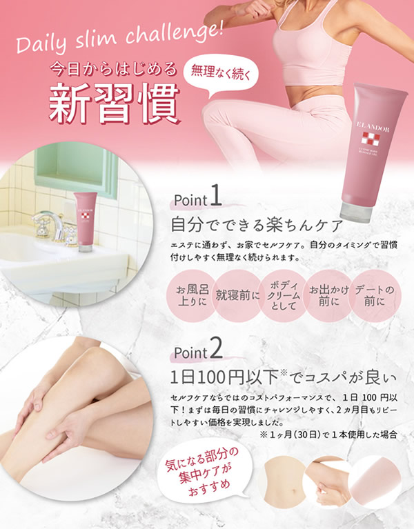 エランドール ユルティーム ボディマッサージジェル 150g 3本セット (全国一律送料無料) ゲモスリム マッサージクリーム お腹まわり スリム ダイエット 運動不足 GemmoSlim ボディクリーム