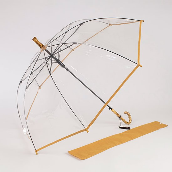 ホワイトローズ 竹跳 (たけとび) -凛- (送料無料) 日本製 傘 高級 お洒落 ビニール傘 ギフト プレゼント 贈り物 父の日 母の日 記念品 雨 梅雨 White ROSE