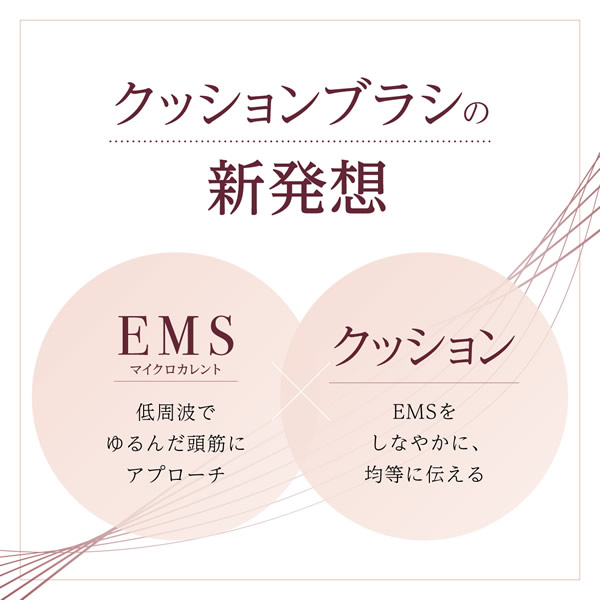 【おまけ付き】WAVEWAVE EMS ブラシエアー (送料無料) ブラッシュエアー クッションブラシ EMS ヘアブラシ 光エステ クシ くし ブラッシング 頭皮ケア マッサージ 静電気 Brush air マイクロカレント 赤色LED マイナスイオン_3