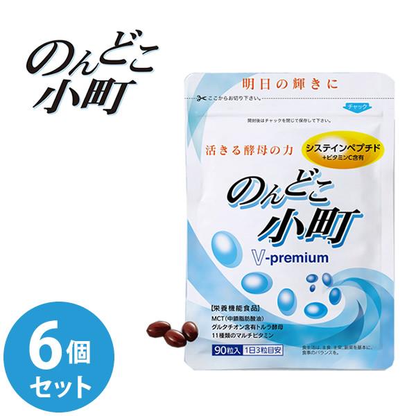 のんどこ小町 6個セット (全国一律送料無料) 栄養機能食品 システインペプチド 酵母エキス アミノ酸 マルチビタミン 葉酸 亜鉛 サプリメント 健康食品