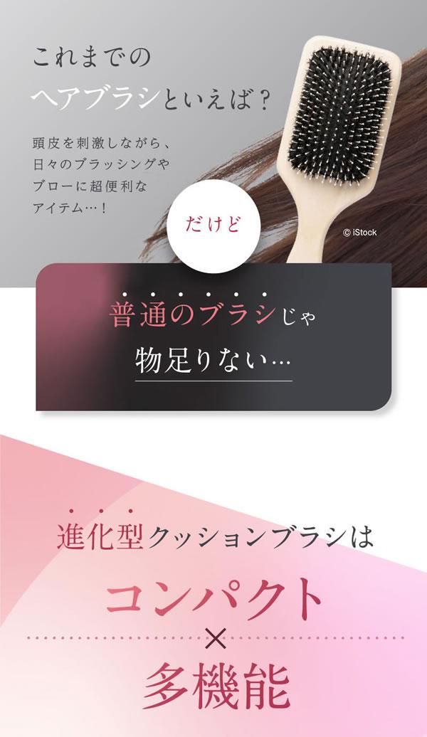 【選べるおまけ付き】WAVEWAVE EMS ブラシエアー ミニ (送料無料) 頭皮ケア マッサージ クッションブラシ EMS マイクロカレント 静電気 マイナスイオン ブラッシュエアー コンパクト 携帯 EMS Brush Air mini_3