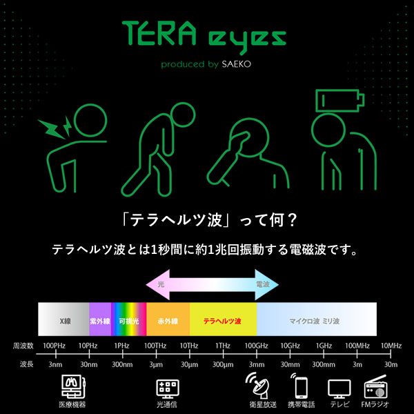 テラヘルツ波3Dアイマスク テラアイズ TERA eyes (送料無料) テラヘルツ波 アイマスク 電磁波 育成光線 3D設計 パソコン 快眠 睡眠_1