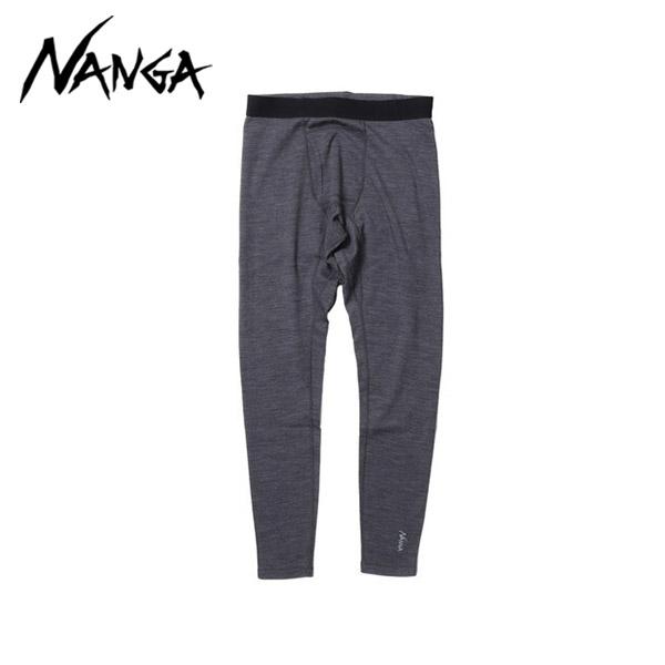 ナンガ MERINO WOOL BASE LAYER LEGGINGS GRY S NW2341-1J509 N1MlGRE5 NANGA [メリノウール ベースレイヤーレギンス]
