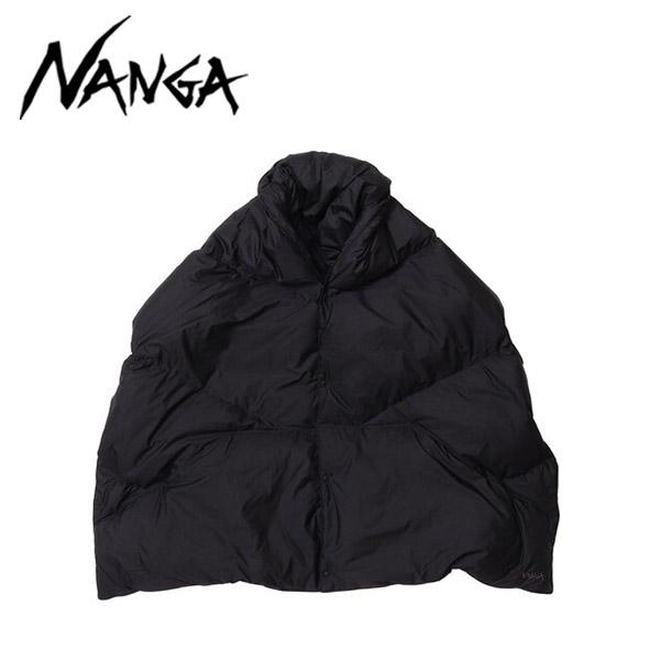 ナンガ ダウンポンチョマフラー DOWN PONCHO MUFFLER BLK FREE NA2442-3C605-B N0002382 NANGA