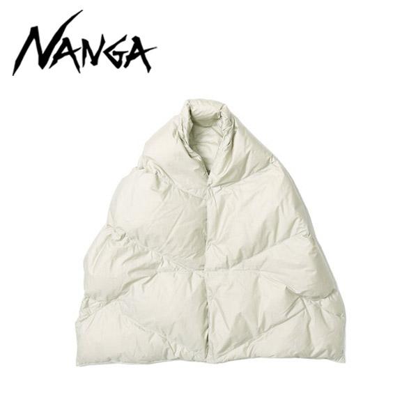 ナンガ ダウンポンチョマフラー DOWN PONCHO MUFFLER IVORY FREE NA2442-3C605-B N0002383 NANGA