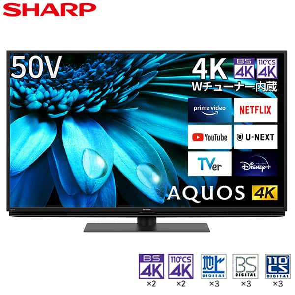 シャープ液晶テレビ 50V AQUOS 4K 4T-C50AN1 - テレビ