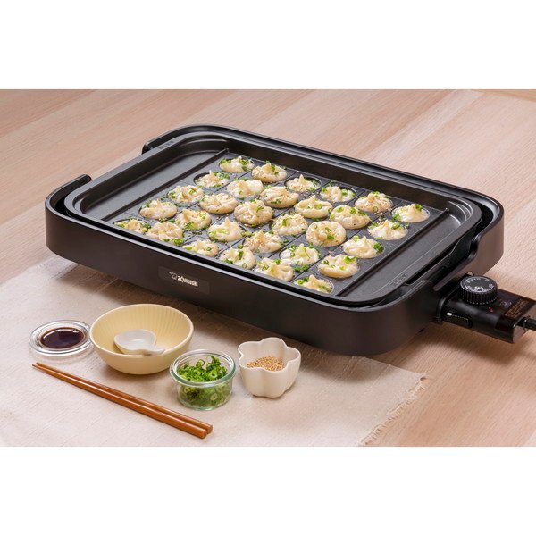 ホットプレート 象印 たこ焼き 大型 深型プレート ブラック やきやき EA-KJ30_3