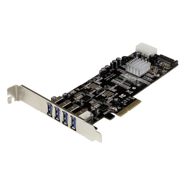 PEXUSB3S42V StarTech [USB 3.0増設 PCI Express/PCIe 界面歌留多(4界面)]