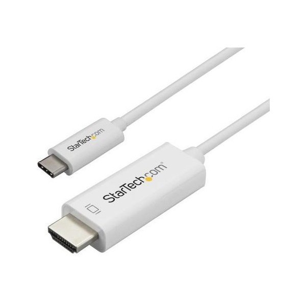 CDP2HD1MWNL ホワイト StarTech [USB Type-C-HDMI変換ディスプレイケーブル 1m 4K/60Hz]の通販は
