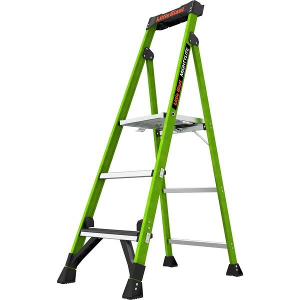 Little Giant マイティーライト2.0 3段 長谷川工業 グリーン [脚立] メーカー直送