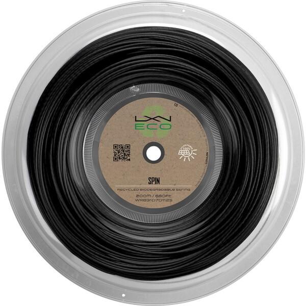 WR8310701125 LXN ECO SPIN 125 REEL BLACK 125 ブラック ウィルソン [硬式テニス用ガット]