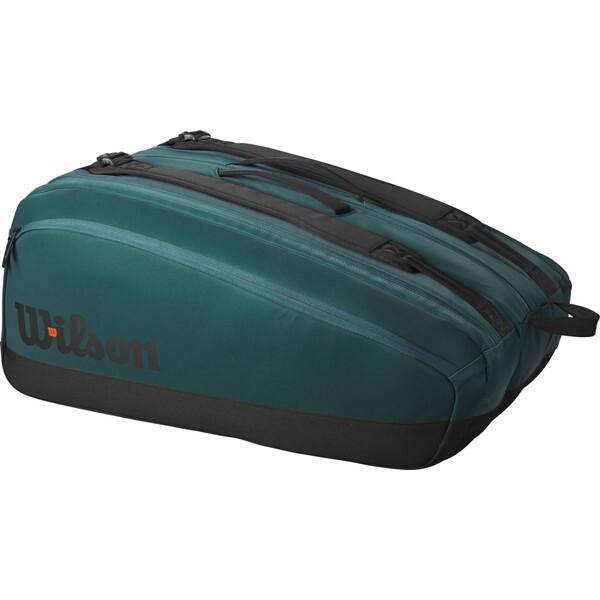 WR8031801001 BLADE SUPER TOUR 15PK V9 GREEN グリーン ウィルソン [テニスラケットバッグ]