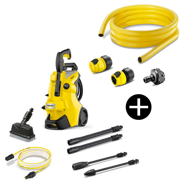 KARCHER ケルヒャー 1.603-203.0 K3 サイレント プラス ベランダ 60Hz 高圧洗浄機 (西日本・60Hz専用) + 3M水道ホースセット