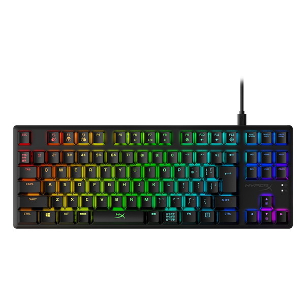 YUNZII X71 メカニカルゲーミングキーボード 透明キーキャップ 71キー