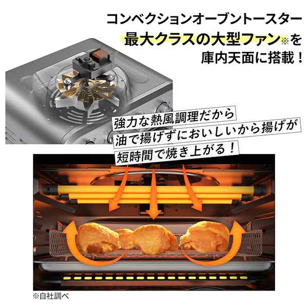 TOA38SJ シルバー クイジナート [エアフライ オーブントースター]の通販はau PAY マーケット - PREMOA au PAY  マーケット店 | au PAY マーケット－通販サイト