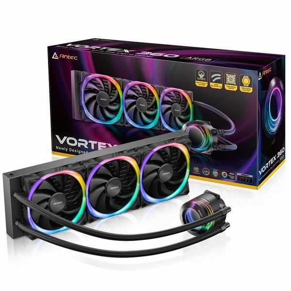 Vortex 360 ARGB ANTEC [水冷一体型ユニット (ARGB LED搭載)]