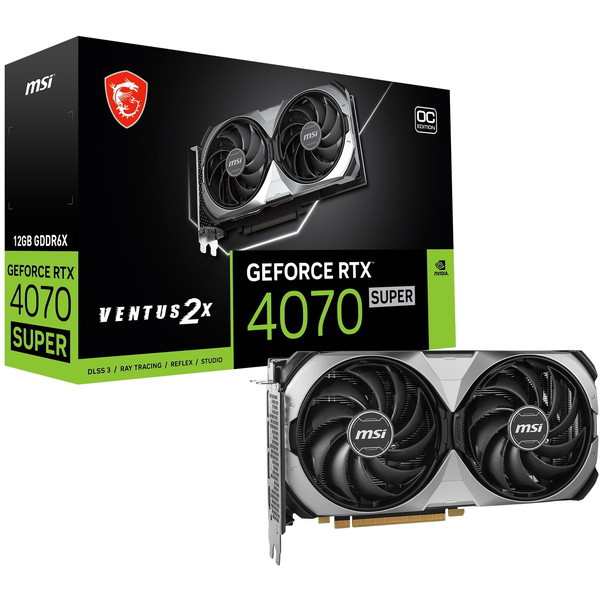 GeForce RTX 4070 SUPER 12G VENTUS 2X OC MSI [グラフィックスカード]