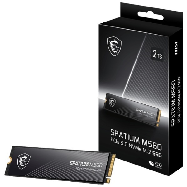 SPATIUM M560 PCIe 5.0 NVMe M.2 2TB MSI [M.2 内蔵SSD (2TB)] メーカー直送