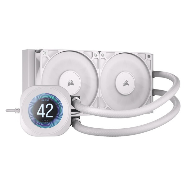 CW-9061034-WW Corsair ホワイト NAUTILUS 360 RS LCD White [水冷一体型CPUクーラー] メーカー直送